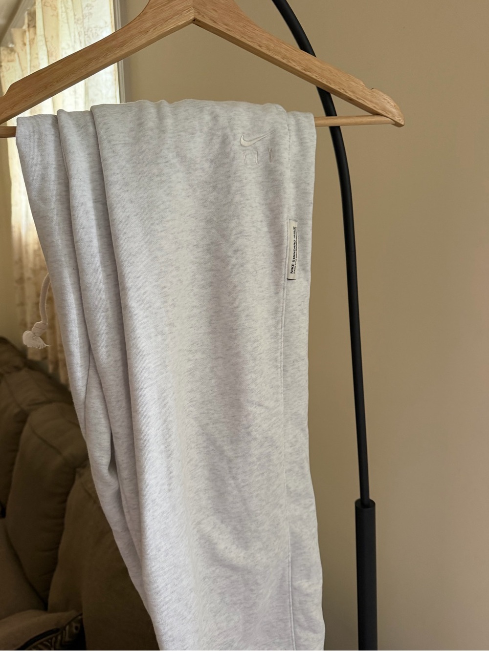 Nike dri-fit Light Gray Sweatpants - Comfortable Everyday Bottoms